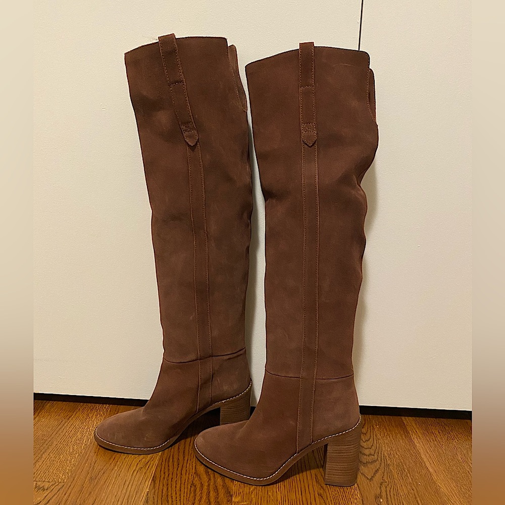J.Crew Suede Over-Knee Boot
